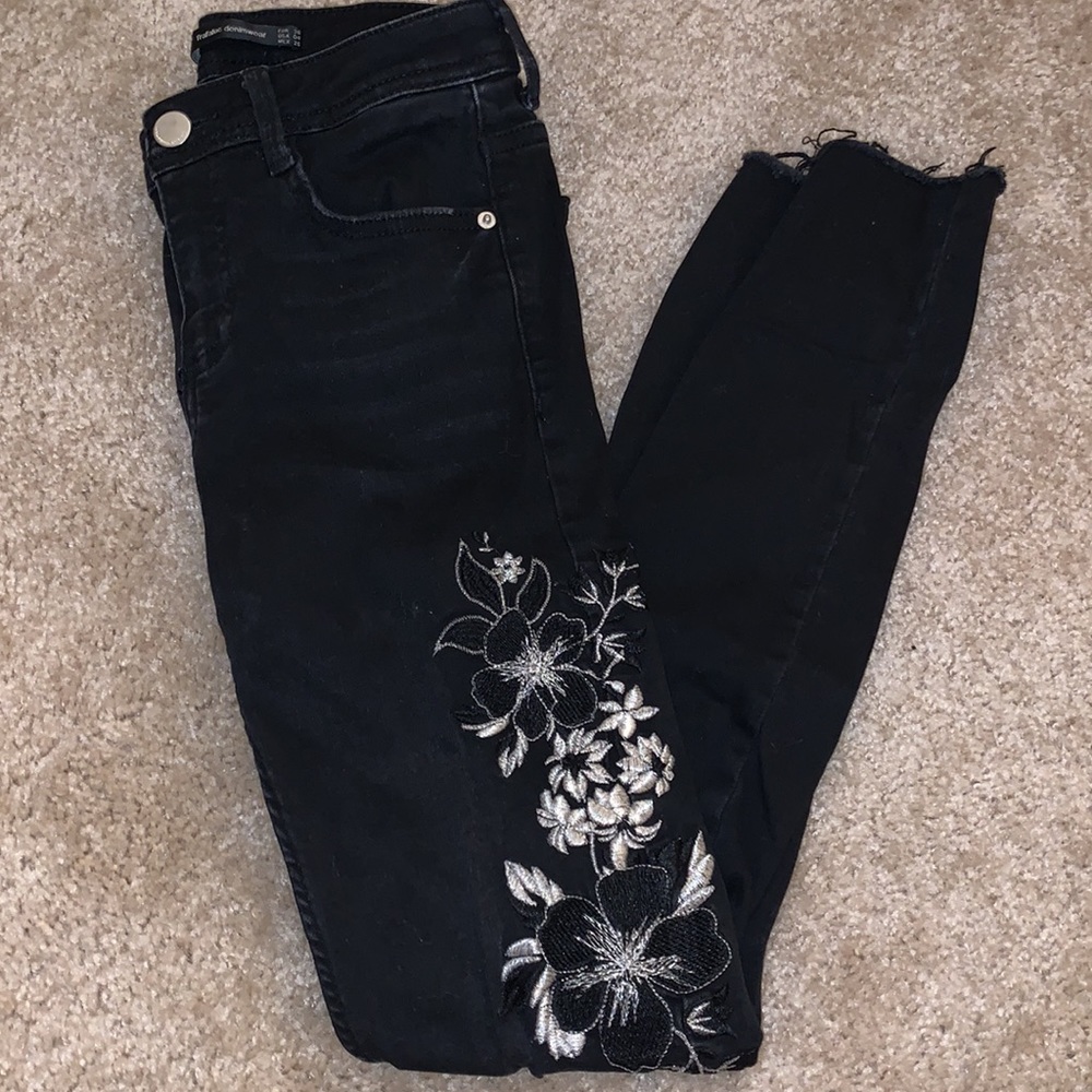 Zara decorative skinny jeans